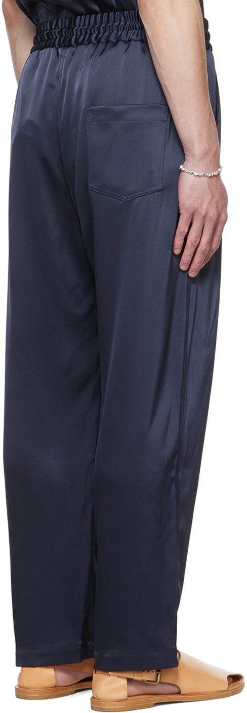 Nanushka Navy Jiro Trousers