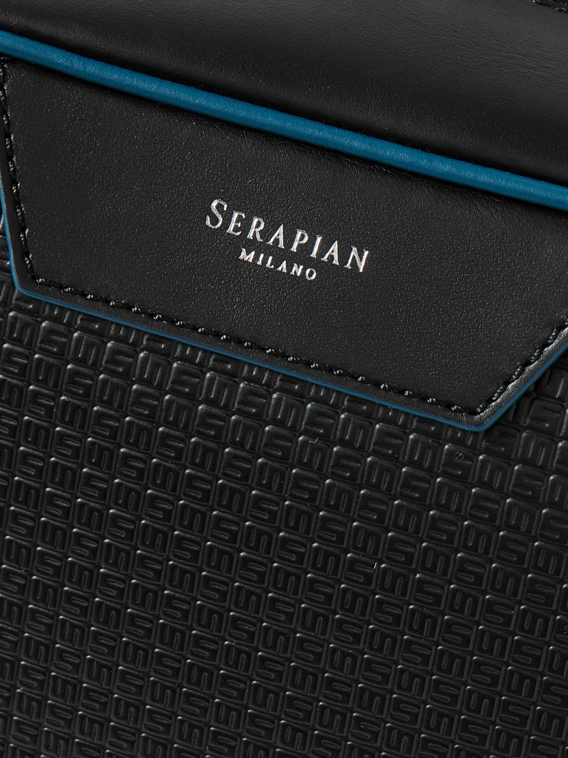 Serapian - Leather-Trimmed Stepan Coated-Canvas Backpack