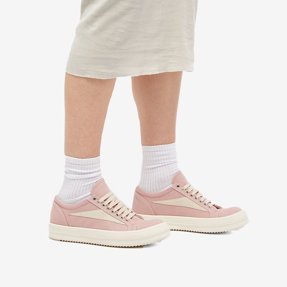 Rick Owens DRKSHDW Women's Vintage Sneakers in Faded Pink Pearl