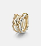 Spinelli Kilcollin Halley 18kt gold and sterling silver ring with diamonds