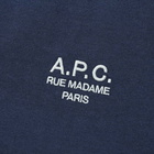 A.P.C. Men's Embroidered Raymond T-Shirt in Dark Navy