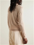 Saman Amel - Slim-Fit Cashmere and Silk-Blend Sweater - Neutrals