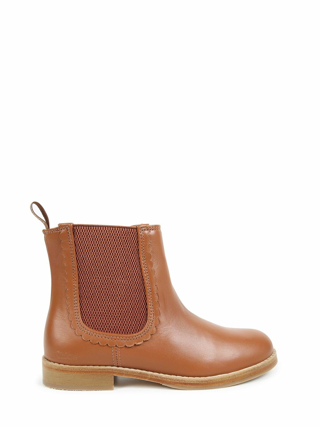 Chloé Pink Cotton Ankle Boots