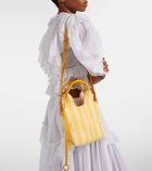 Chloé Stripy Small jacquard tote bag