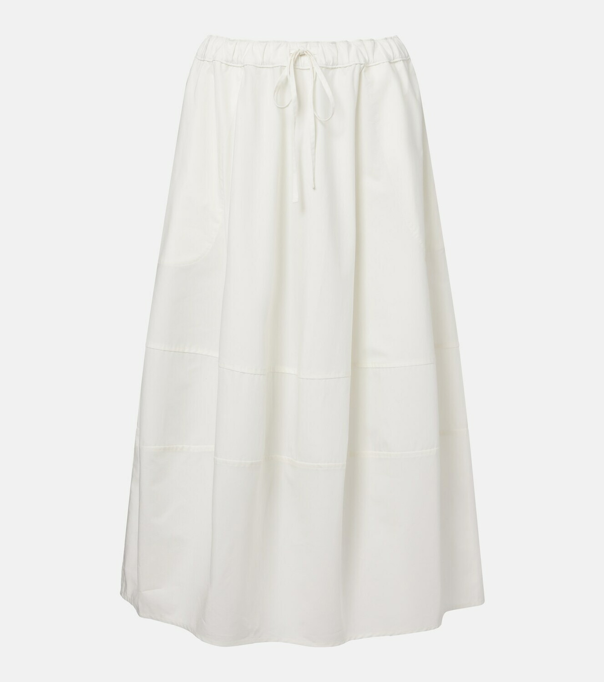 Polo Ralph Lauren Cotton poplin midi skirt