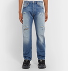 Vetements - Distressed Denim Jeans - Blue
