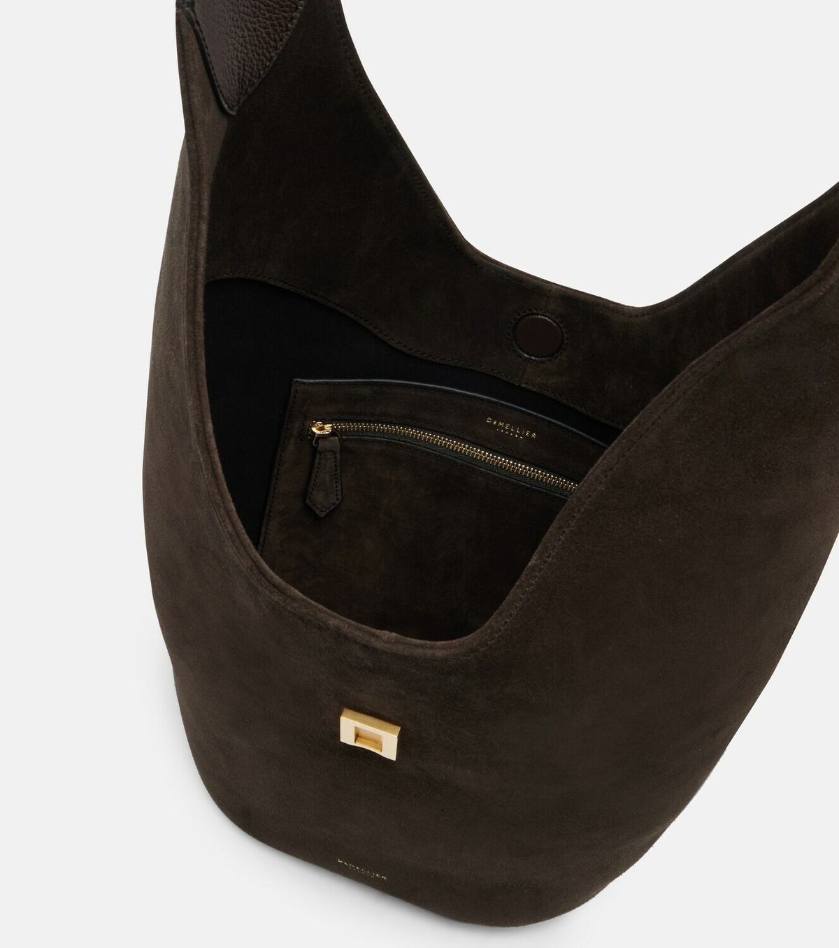 DeMellier Siena Medium suede shoulder bag