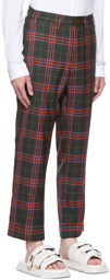 Vivienne Westwood Orange Wreck Fitted Trousers