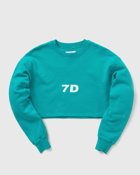 7 Days Active Wmns Monday Cropped Crewneck Green - Womens - Sweatshirts