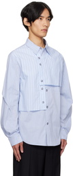 Andersson Bell Blue Stripe Layered Shirt