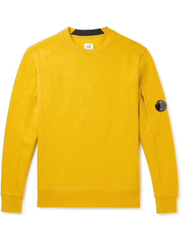 Photo: C.P. Company - Cotton-Jersey Sweatshirt - Yellow