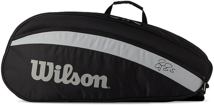 Photo: Wilson Black Fed Team 12-Pack Tennis Racket Bag