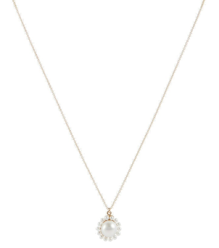 Photo: Sophie Bille Brahe Jeanne Simple 14kt gold necklace with freshwater pearls
