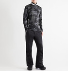 Bogner - Verti Logo-Print Camouflage Stretch-Jersey Half-Zip Base Layer - Black