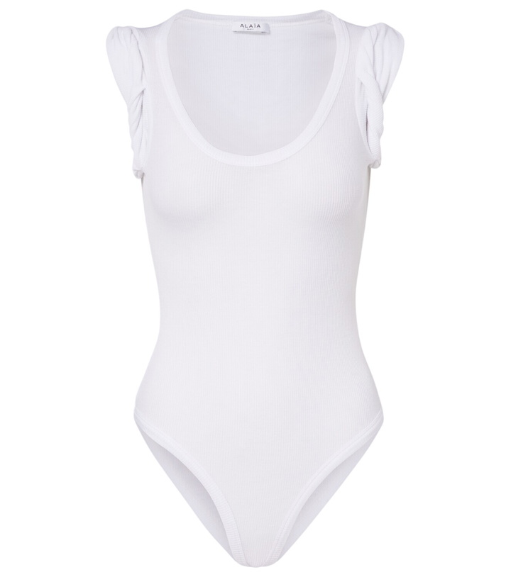 Photo: Alaïa Ribbed-knit bodysuit