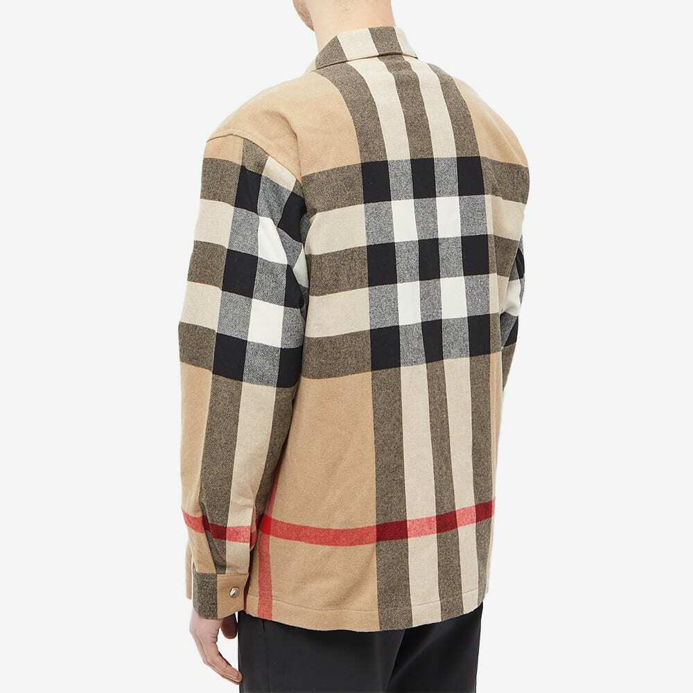 Burberry Men's Hague Zip Overshirt in Archive Beige Check Burberry