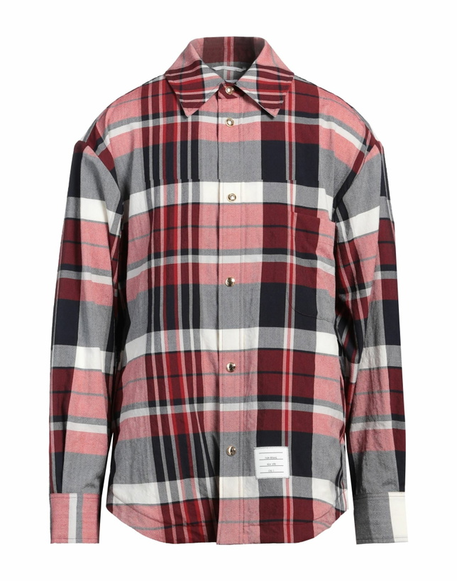 Photo: Thom Browne Mens Shirt Burgundy