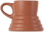 BKLYN CLAY Brown No-Spill Mug
