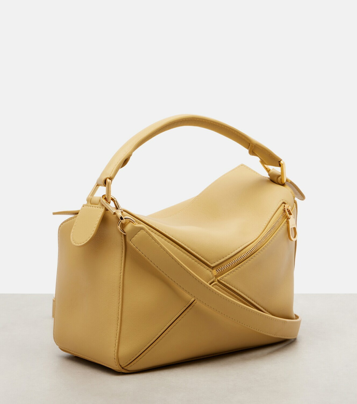 Loewe Featherlight Puzzle Large leather top-handle bag