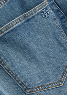 Tory Burch Cropped Flared-leg Jeans Denim