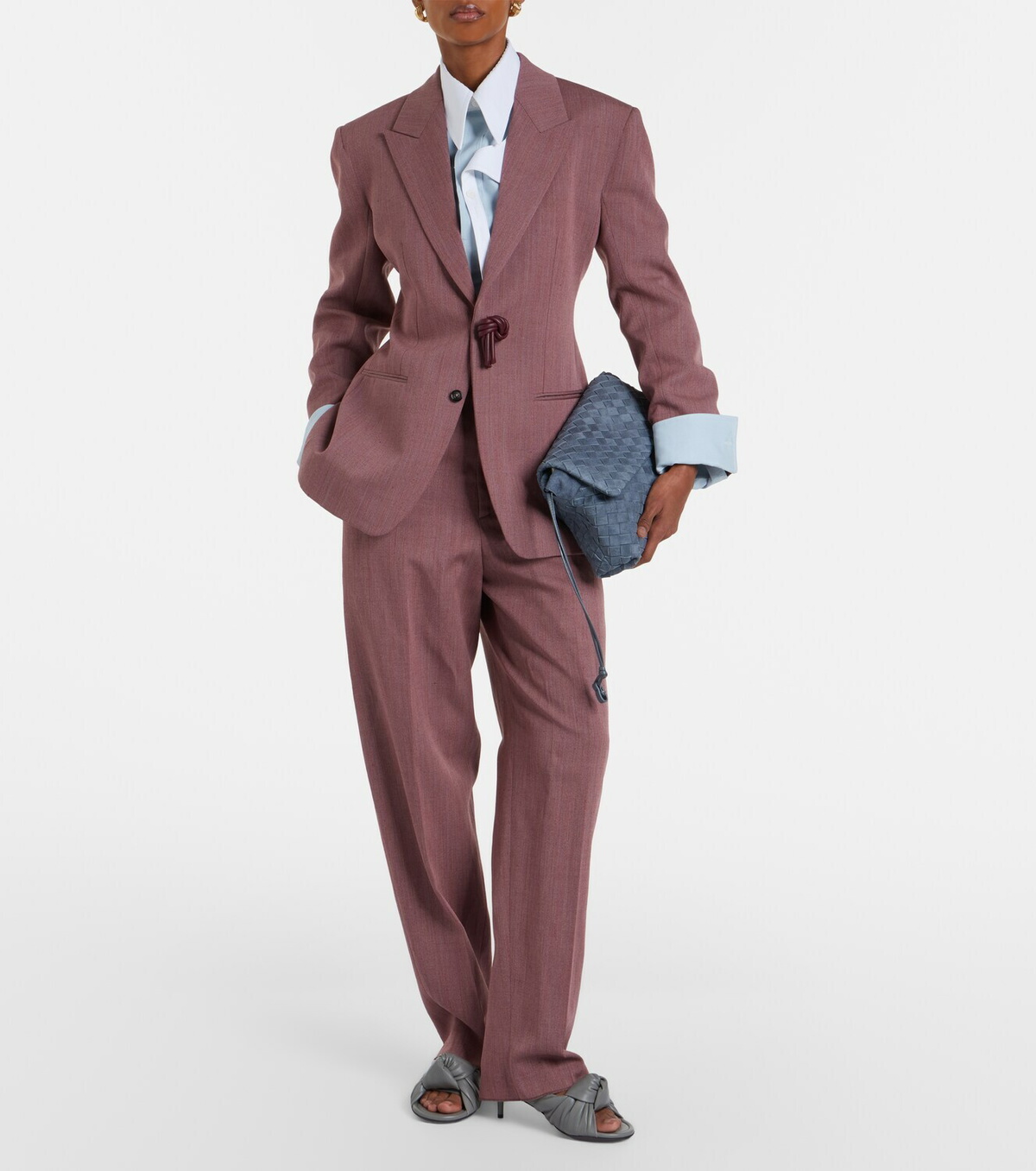 Bottega Veneta Cherry Knot leather mules
