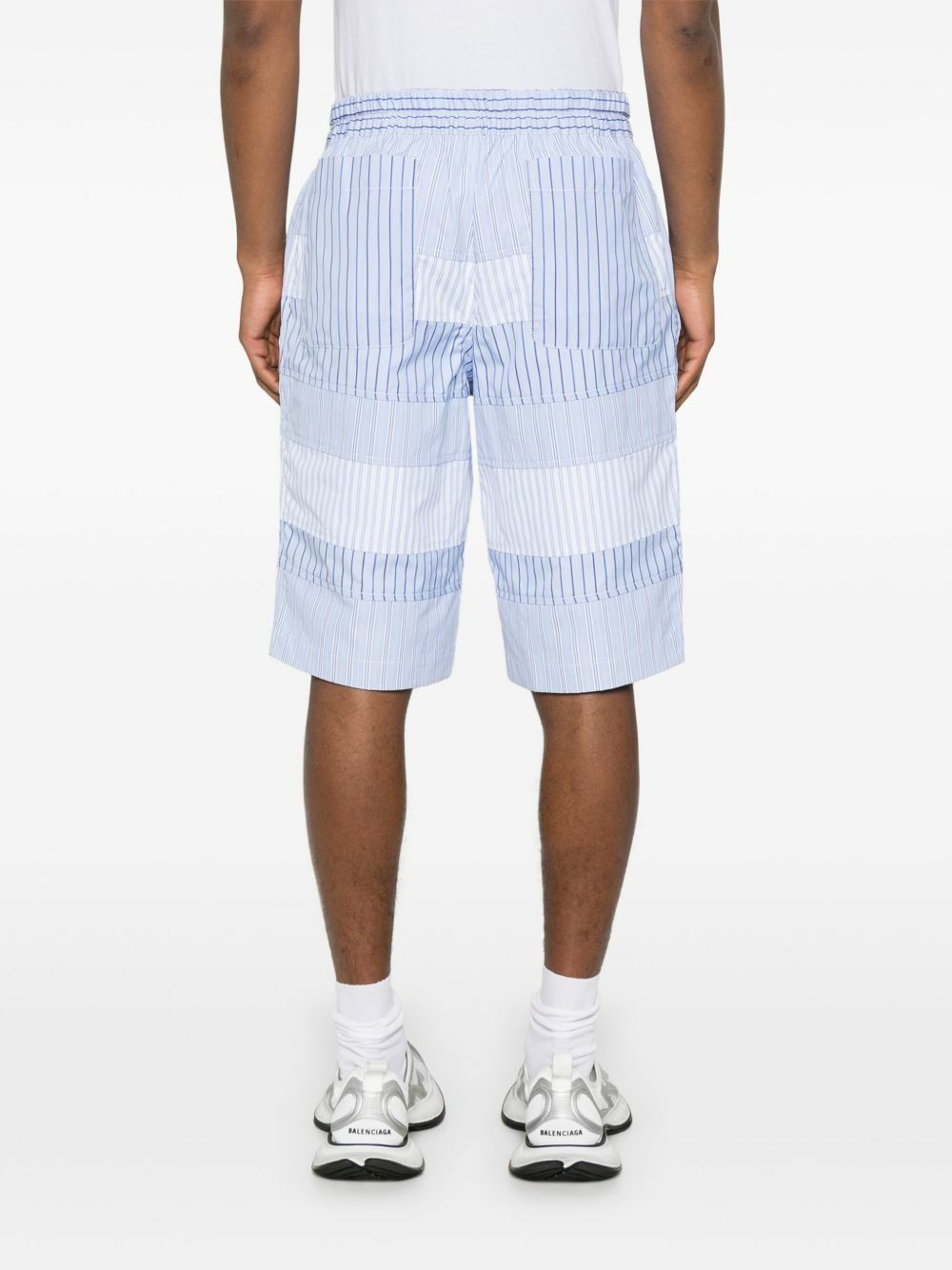 パンツ tricot COMME des GARCONS Patchwork Short Comme des Garçons Homme Men's Garment Dyed Patchwork Short