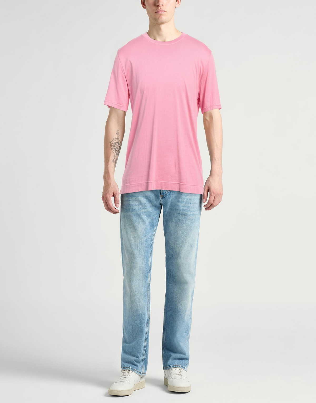 Fedeli Mens T-shirt in Pink