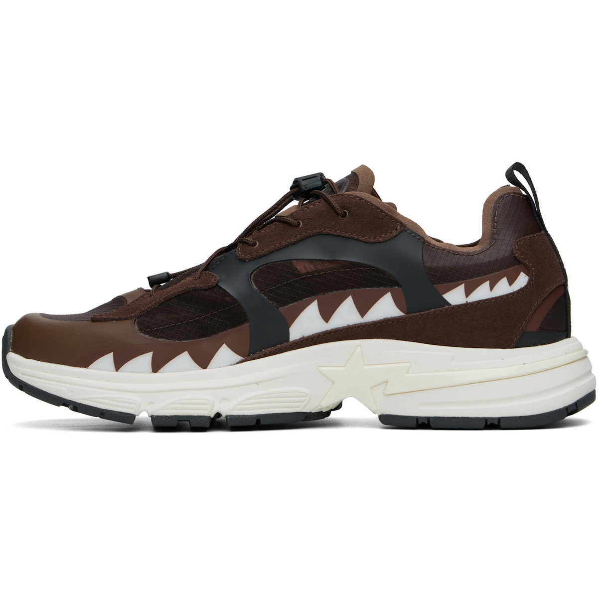 BAPE Brown Kazuki Kuraishi Edition Shark STA Sneakers