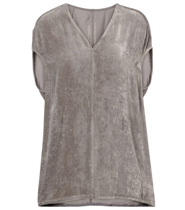 Photo: Rick Owens Floating velvet top