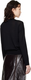 Loulou de Saison Black Kita Cardigan