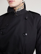 Burberry - Kensington Cotton-Gabardine Trench Coat - Black