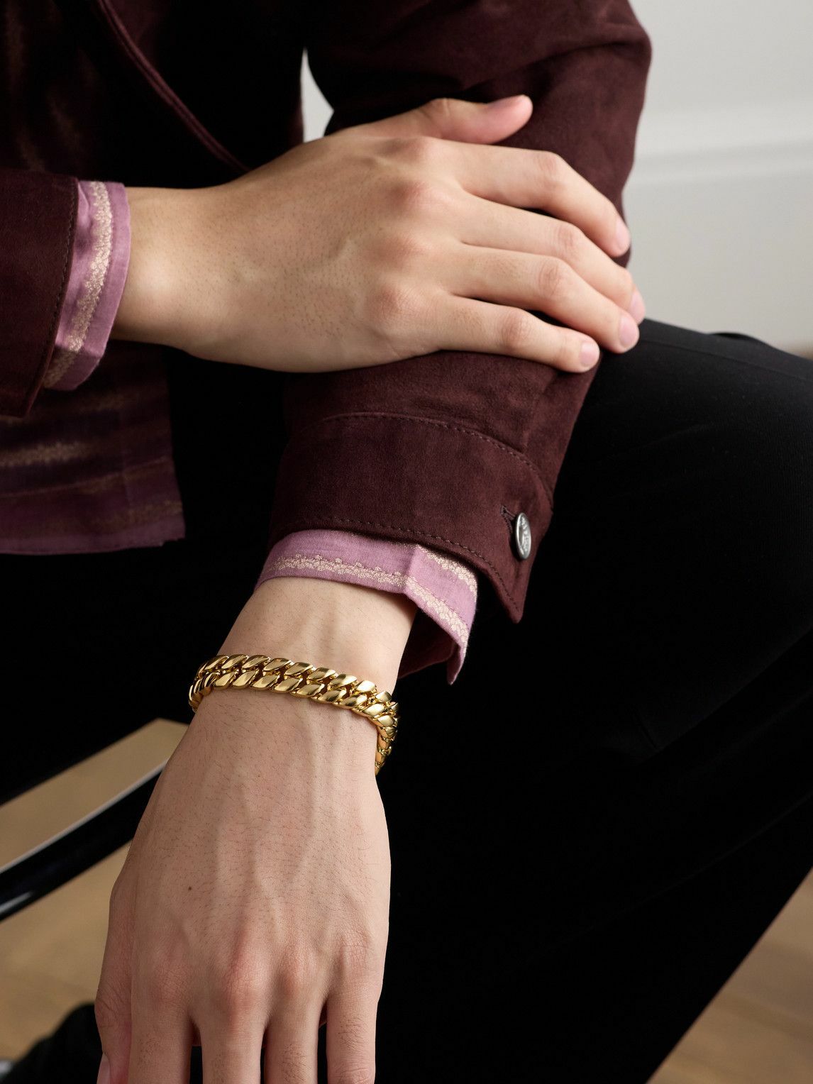 David Yurman - Gold Chain Bracelet