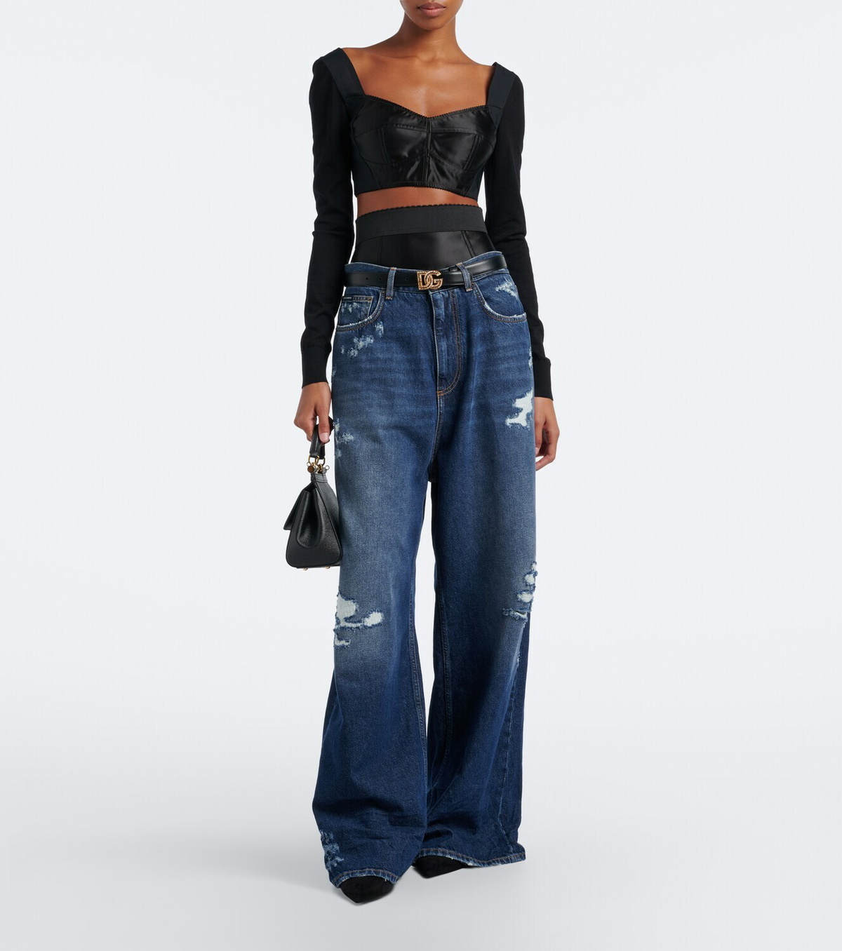 Dolce&Gabbana Satin bra top