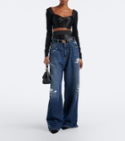 Dolce&Gabbana Satin bra top