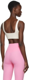 Girlfriend Collective Off-White Tommy Sports Bra
