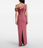 Solace London Magda asymmetric gown