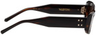 Valentino Garavani Tortoiseshell IV Rectangular Frame Sunglasses