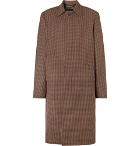 Balenciaga - Houndstooth Virgin Wool Coat - Brown