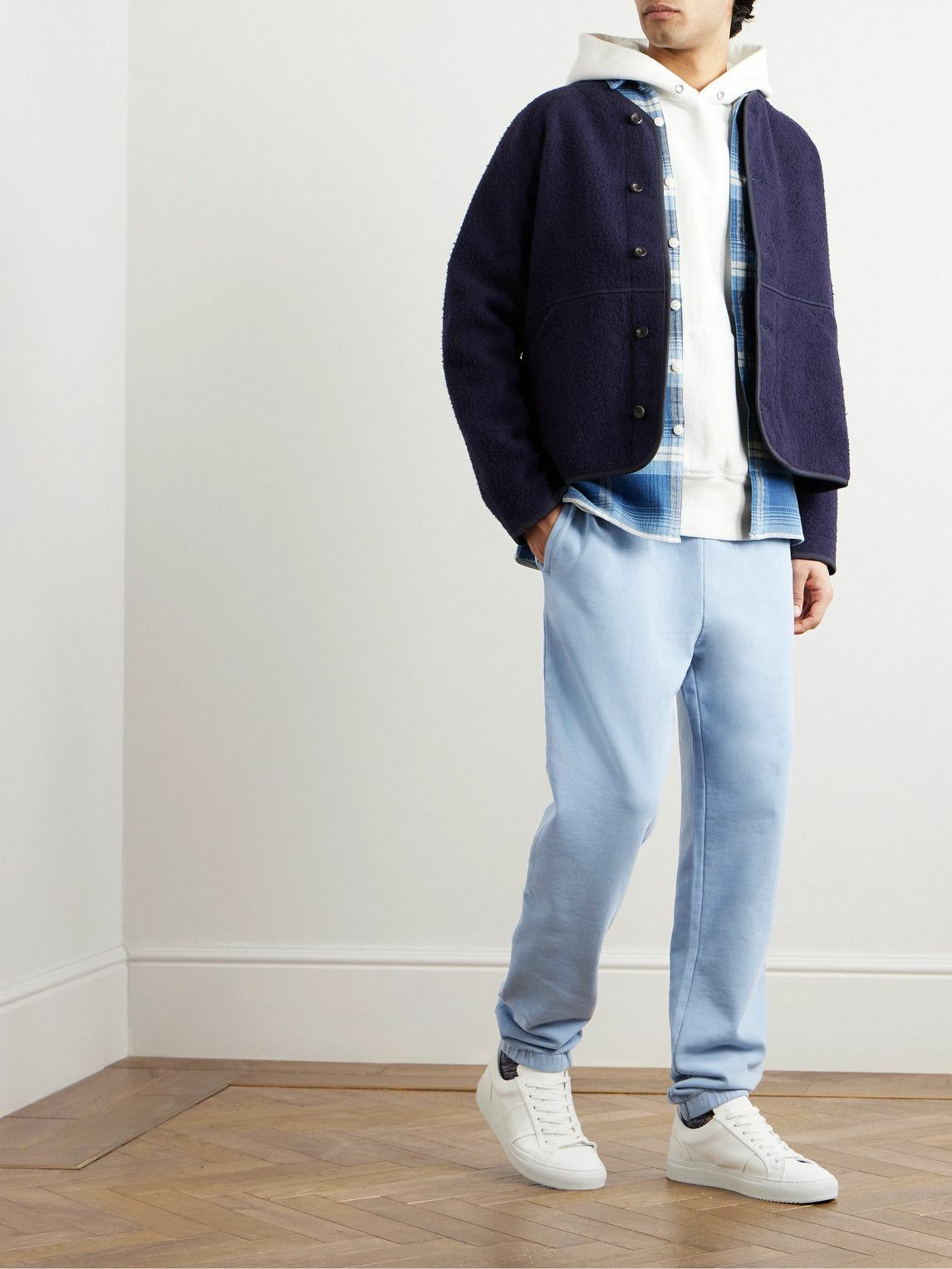 Polo Ralph Lauren Pant with Logo Elastic- White Cloud/Beacon Blue