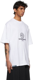 NAMESAKE White Oversized Sava Team T-Shirt
