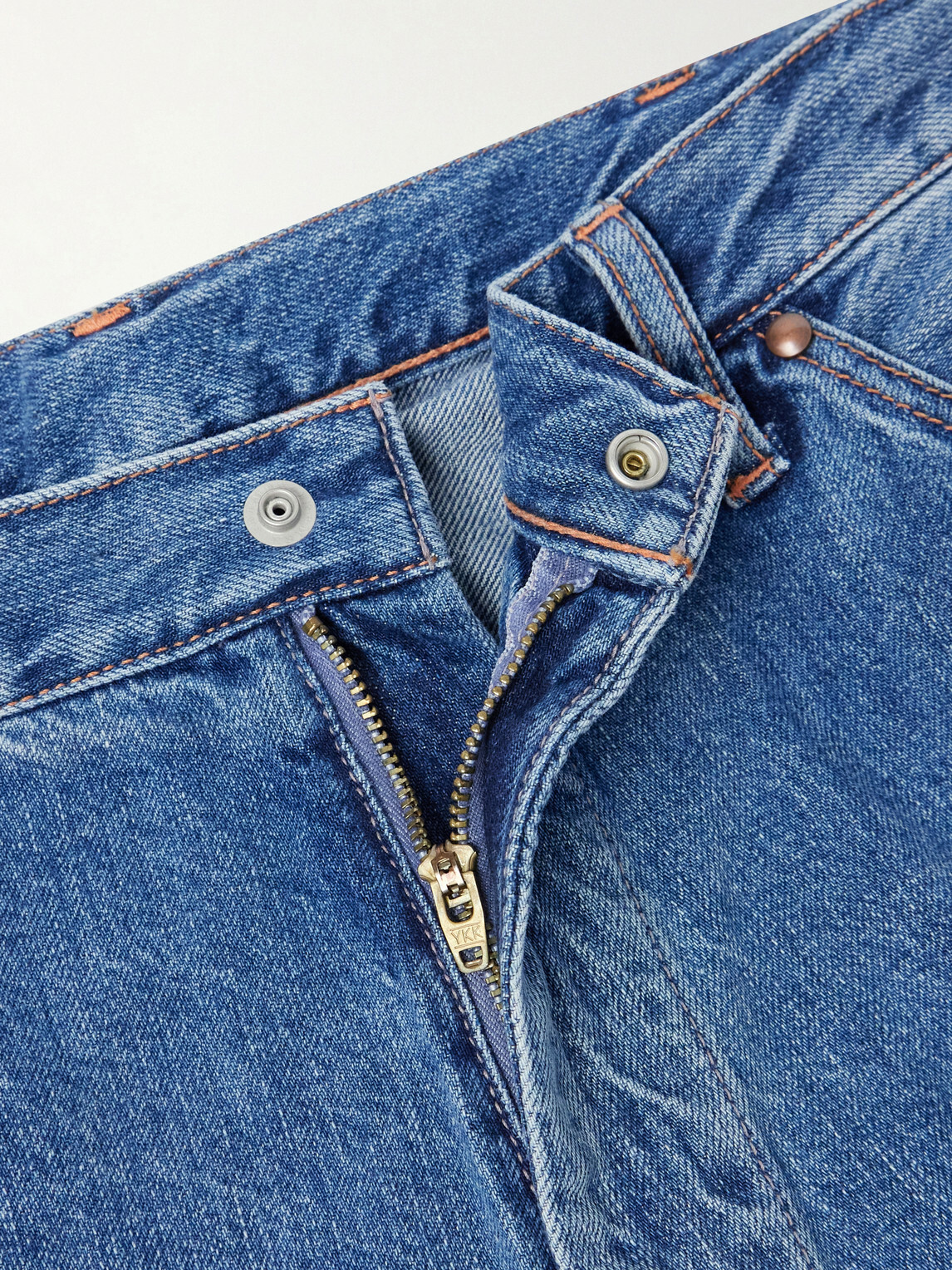 Beams Plus - Painters Straight-Leg Jeans - Blue