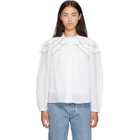 Isabel Marant Etoile White Christa Blouse