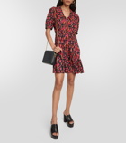 Diane von Furstenberg Darius logo minidress