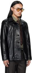 MMIC Black Boulevard Leather Jacket