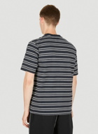 Henry Striped T-Shirt in Black