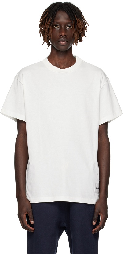 Photo: Jil Sander 3-Pack White T-Shirts
