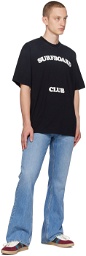 Stockholm (Surfboard) Club Black Printed T-Shirt