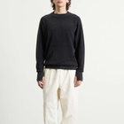 Goldwin Men's Mesh Pile Crew Sweatshirt in Wolf Gray