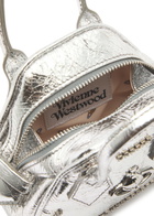Vivienne Westwood Yasmine Mini Metallic Leather top Handle bag - Silver - One Size
