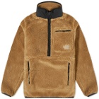 The North Face Men's Extreme Pile Pullover Fleece Jacket in Tnf Black/Utility Brown